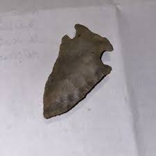 1 3/4 Inch Hornstone Side Notch Arrowhead Ex Cline ...