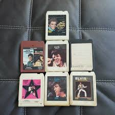 Vintage Lot of 7 Elvis Presley 8 Track Cassettes Sold as is Please See Picture - Etsy