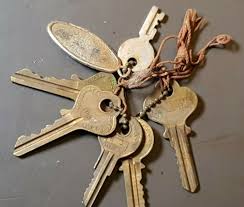 Vintage Keys on Key Chain Curtis Keil Jeco National Key Co. Time Capsule | eBay