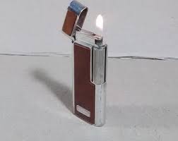 Vintage Gas Lighter Silver Plated Working Briquet Feuerzeug ...
