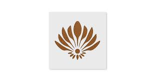 Stencilia Flower Leaf Design Art and Craft Stencils for ...