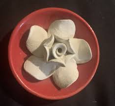 Red And White Lotus Flower Incense Holder | eBay