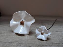 Handmade Ceramic Flowers - Etsy