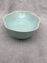 Antique Carillon Ethereal Blue Porcelain Bowl | Chairish