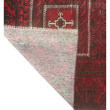 Noori Rug Fine Vintage Distressed Bebegula Red/Charcoal Rug - 3'10" x 7'0" - Bed Bath & Beyond - 36393378