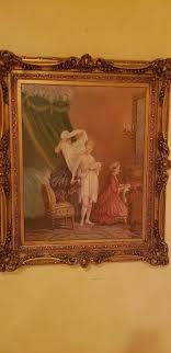 Signed Painting of Nude Woman 24" x 28" from 1908 by M ...