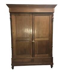 19th Century French Wood Armoire. Good condition. Completely disassembles. Rare | eBay