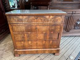 Louis Philippe Chest of Drawers in Walnut | Chairish