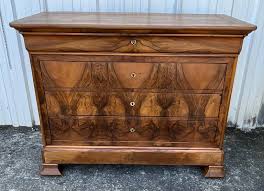 Louis-philippe Chest Of Drawers In Burr Walnut, Mid-19th ...