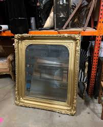 1970s Large and Heavy Ornate, Beveled French Mirror – Fig House Vintage
