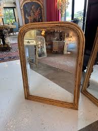 1900s Small Louis Philippe Mirror with Beaded Trim – Le Chateau