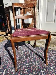 🔥Antique Needle point Chair- Tell City Chairs | eBay