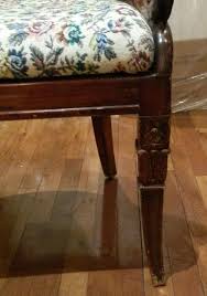 Mahogany Vintage Italian Dining Chairs with Floral ...