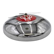 New Chrome "WO" Hub Cap Clock Fits: All Willys | Kaiser Willys