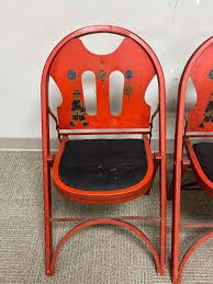 Sold at Auction: Set of Four American Painted Folding Louis ...