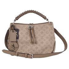 LOUIS VUITTON M56084 Beaubourg MM Galet Mahina Hobo Luxury ...