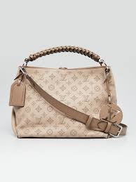 Louis Vuitton Galet Monogram Mahina Leather Beaubourg Hobo ...