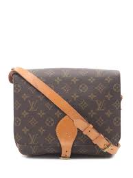 Louis Vuitton Pre-Owned 1985 Cartesier GM Monogram Shoulder ...