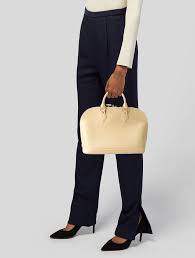 Louis Vuitton Epi Leather Alma PM - Yellow Handle Bags ...