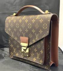 Authentic Louis Vuitton Monogram Monceau 2-Way Shoulder Hand ...