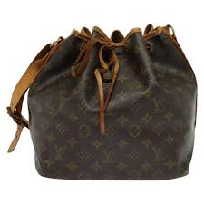 LOUIS VUITTON Monogram Petit Noe Shoulder Bag M42226 LV Auth ...