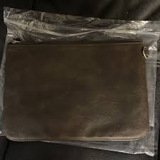 New Thirty-One Rubie Mini Chestnut Distressed Pebble Zipper ...