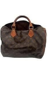 Louis Vuitton Speedy Shoulder Bag 30 Brown Canvas | eBay