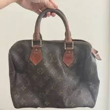 Louis Vuitton | Bags | Louis Vuitton Brown Monogram Satchel ...