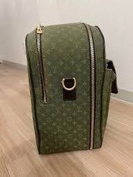 LOUIS VUITTON Monogram Travel Bag Vintage Green Used Very Rare | eBay