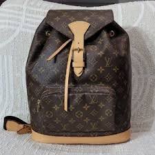 Louis Vuitton | Bags | Louis Vuitton Brown Monogram Backpack ...