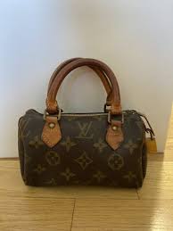 Louis Vuitton Vintage Mini HL Nano Speedy Bag Purse Monogram ...