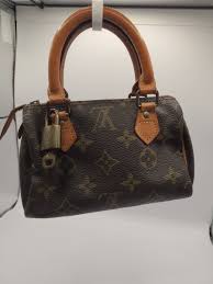 Vintage Louis Vuitton Monogram Mini Speedy Nano Bag with ...