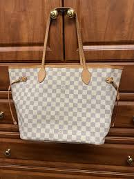 Authentic Louis Vuitton Neverfull MM Damier Azur | eBay