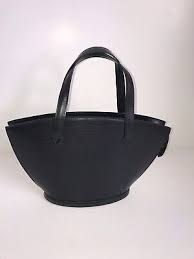 Authentic LOUIS VUITTON Black Epi Leather Saint Jacques PM ...