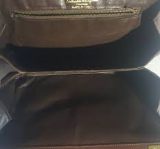 Salvatore Ferragamo Firenze Leather Bag Vintage Purse Italy Chestnut | eBay