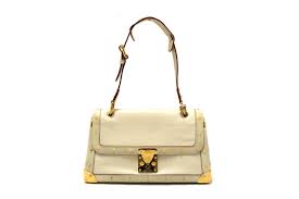Authentic Louis Vuitton White Suhali Le Talentueux Shoulder ...