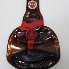 On Sale - Slumped Recycled Kahlua Bottle Bar Decor and Plate ...