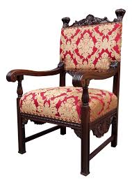 Antique Wilhelminian Armchair in Oak, 1895 | Chairish