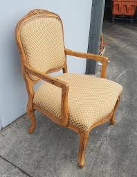 yellow/ beige dining armchair antique/ vintage – Pacific ...