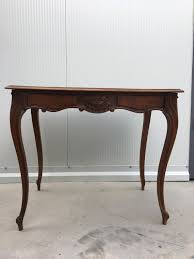 French Walnut Carved Table Bureau Louis VX Style, 19 Century - Etsy