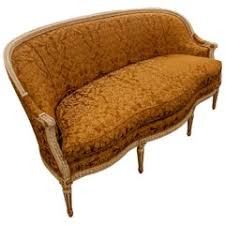 Louis XVI Style Giltwood Settee For Sale at 1stDibs