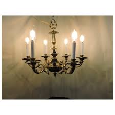 Six Light Spanish Empire Chandelier. For Sale at Ruby Lane