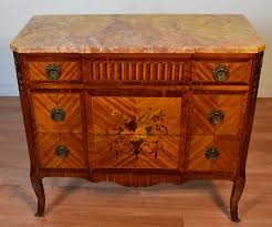 1930 French Louis XV Satinwood Inlay & Marble Top Chest of Drawers / Commode - Etsy