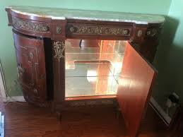 Original French Louie XVI Sideboards Buffet Table With Marble Top And Lighted | eBay