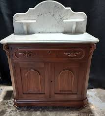 Antique Victorian Marble Top Dry Sink Auction | Gleaton's, Metro Atlanta Auction Company, Estate Sale & Business Marketplace