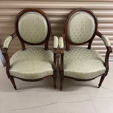 Pair of Petite Antique Fauteuil Chairs — GoneGirl