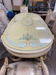 King Henry 15th Antique Dinning Set With Hutch - Etsy Israel