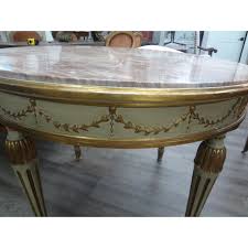 Italian Neoclassical Style Painted and Parcel Gilt Center ...