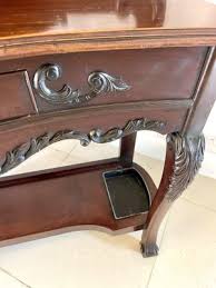 Antique Victorian Hall Stand in Carved Mahogany, 1860 for ...