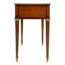 A French 19th Century Louis XVI St. Tulipwood, Kingwood And Ormolu Desk, Signed 'Escalier De Cristal, Paris, Circa 1880